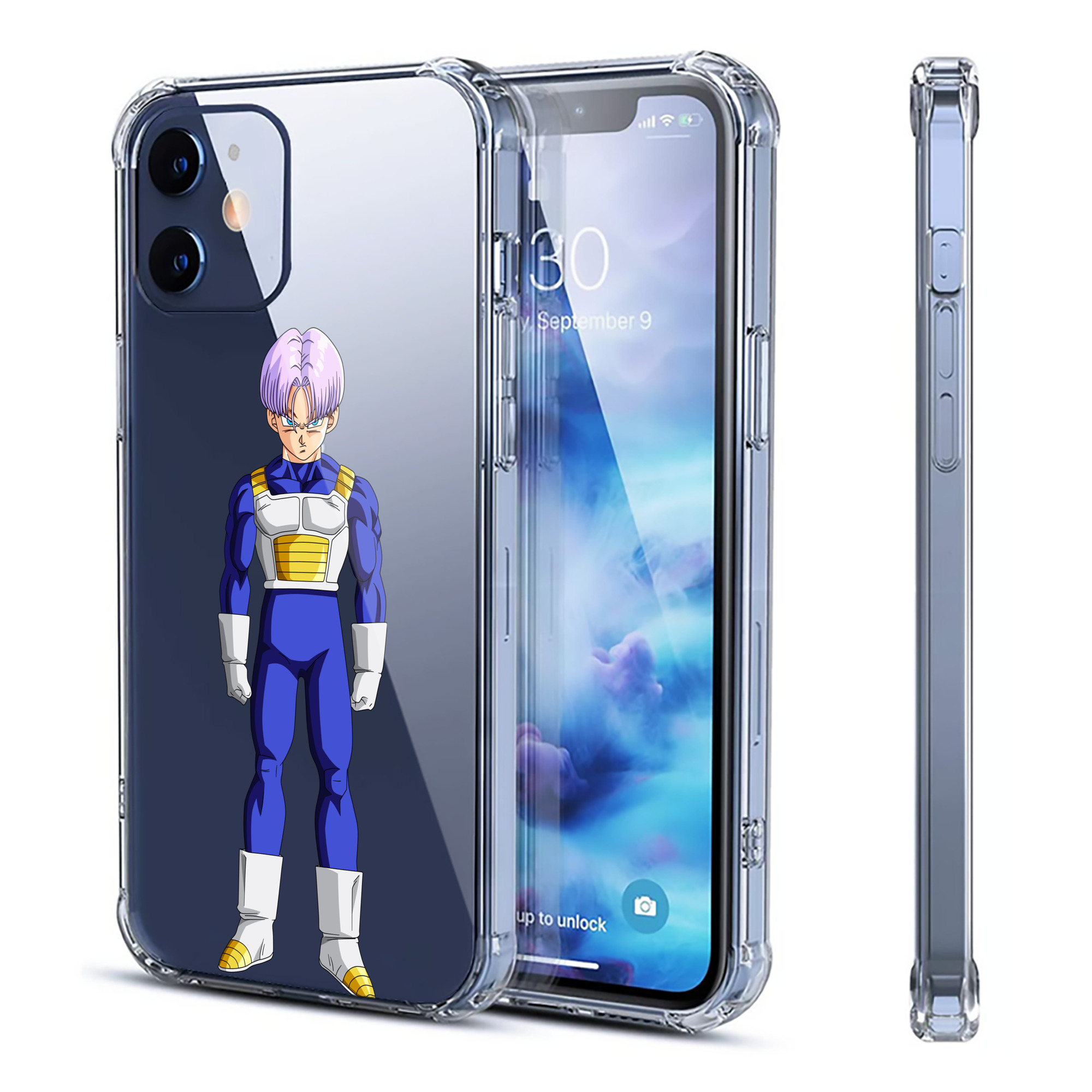 （画像用） ドラゴンボール DRAGON BALL 【iPhone 12シリーズ対応】透明スマホケース（クリアソフトケース）